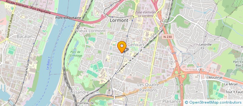 localisation de l'entreprise FALCOME  LORMONT