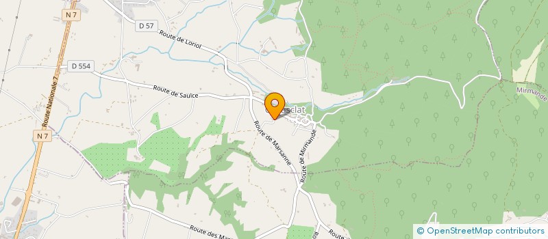 localisation de l'entreprise FALCON  CLIOUSCLAT