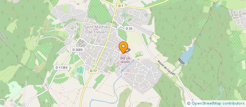 localisation de l'entreprise FALCON  SAINT-MATHIEU-DE-TREVIERS