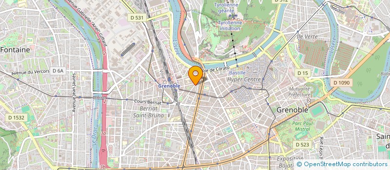 localisation de l'entreprise FALCON à GRENOBLE