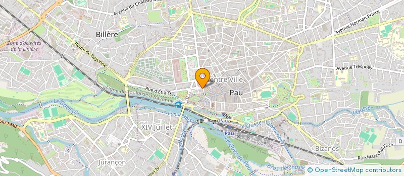 localisation de l'entreprise FALCON à PAU