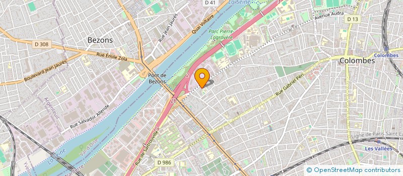 localisation de l'entreprise FALCON  COLOMBES