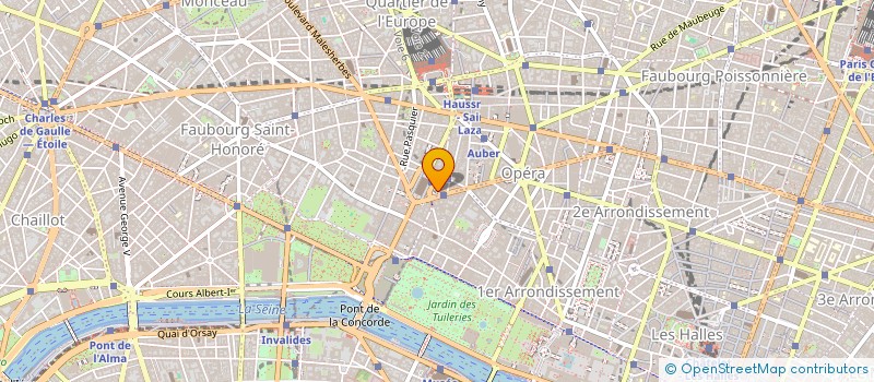 localisation de l'entreprise FALCON AEROSPACE FRANCE 2 à PARIS