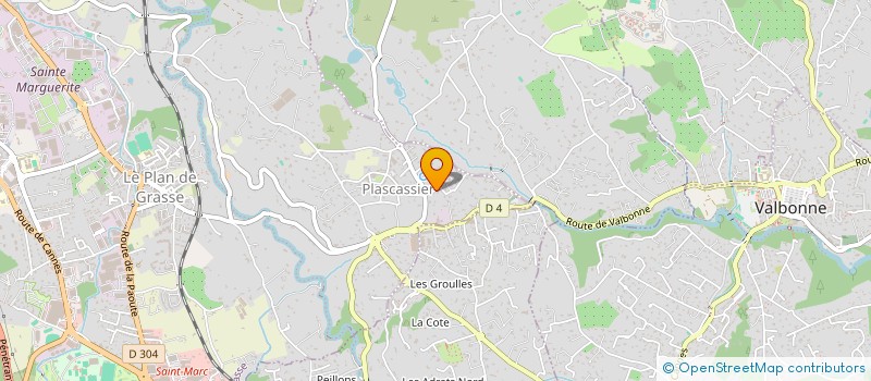 localisation de l'entreprise FALCON BAT  GRASSE