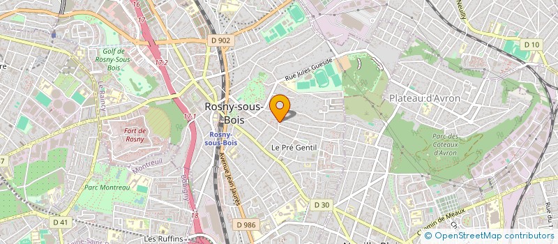 localisation de l'entreprise FALCON CONSULTING à ROSNY-SOUS-BOIS