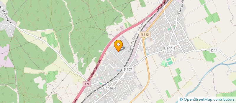 localisation de l'entreprise FALCON DELIVERY  UCHAUD