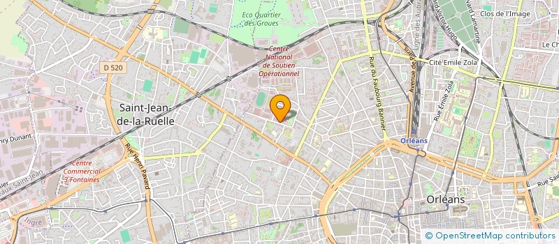 localisation de l'entreprise FALCON FREE FIGTH BOXING 45 à ORLEANS