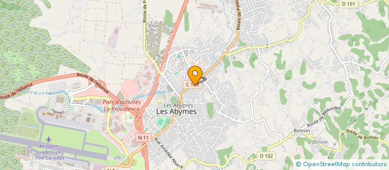 localisation de l'entreprise FALCON'S EYES SECURITE PRIVEE à LES ABYMES
