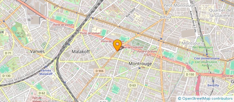 localisation de l'entreprise FALCONE BAT  MALAKOFF