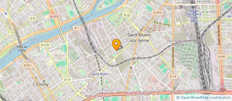 localisation de l'entreprise FALCONE PARTICIPATIONS  SAINT-OUEN-SUR-SEINE