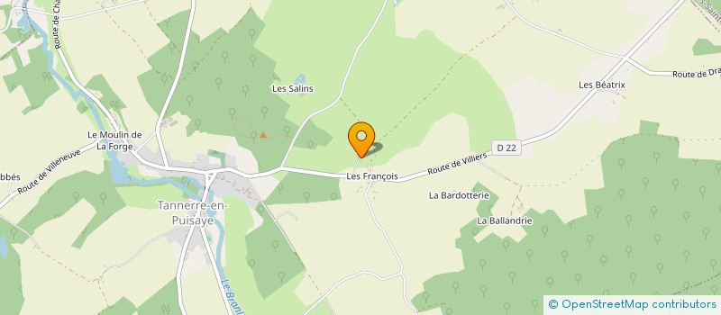 localisation de l'entreprise FALCONE TEMPLE  TANNERRE-EN-PUISAYE