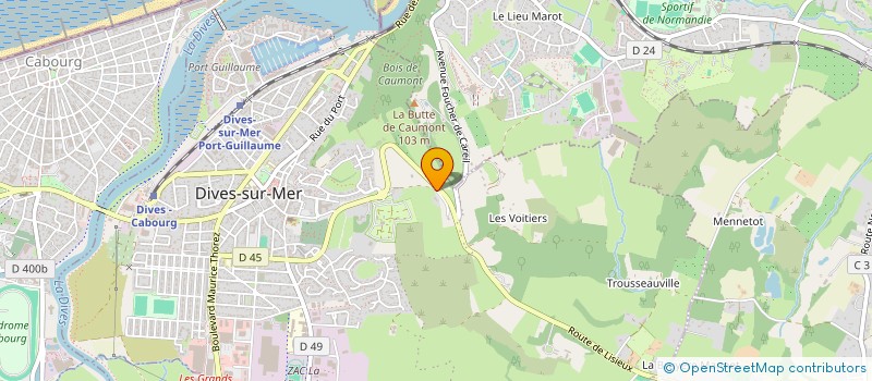 localisation de l'entreprise FALCOP à DIVES-SUR-MER