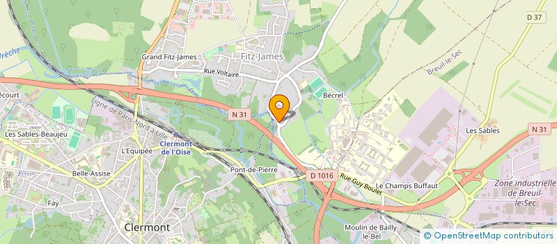 localisation de l'entreprise FALCOT  FITZ JAMES