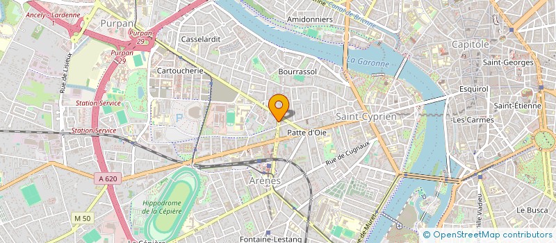 localisation de l'entreprise FALCOU CAMILLE ET MAXIME  TOULOUSE