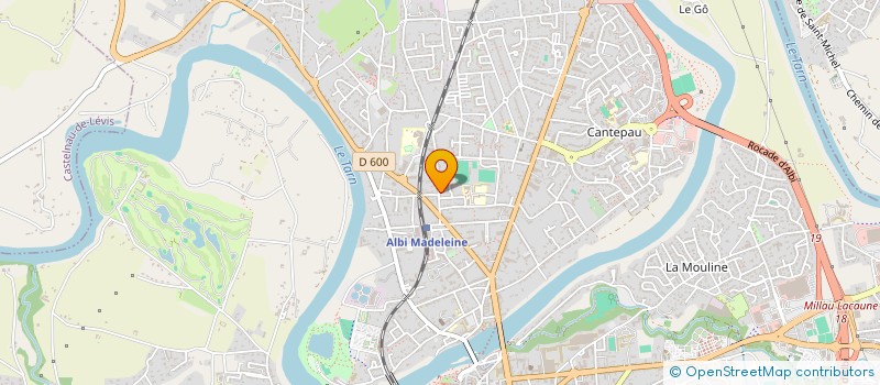 localisation de l'entreprise FALCOU PERE & FILS à ALBI