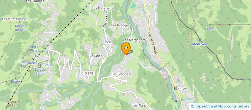 localisation de l'entreprise FALDINGER  SAINT-GERVAIS-LES-BAINS