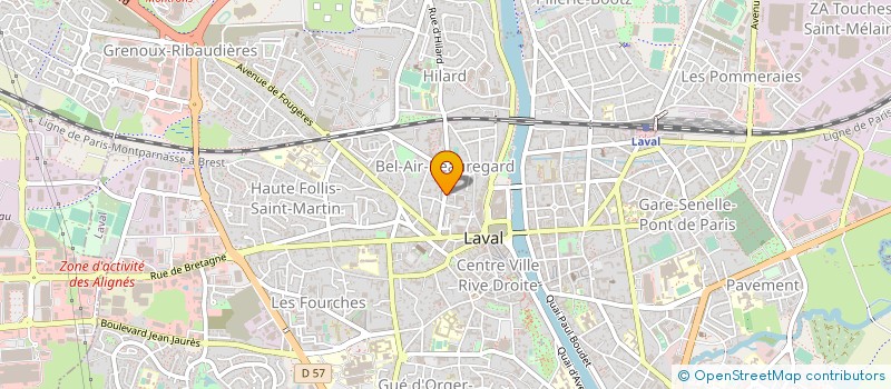 localisation de l'entreprise FALECOM à LAVAL