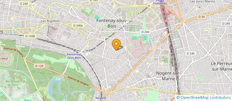 localisation de l'entreprise FALELO à FONTENAY-SOUS-BOIS