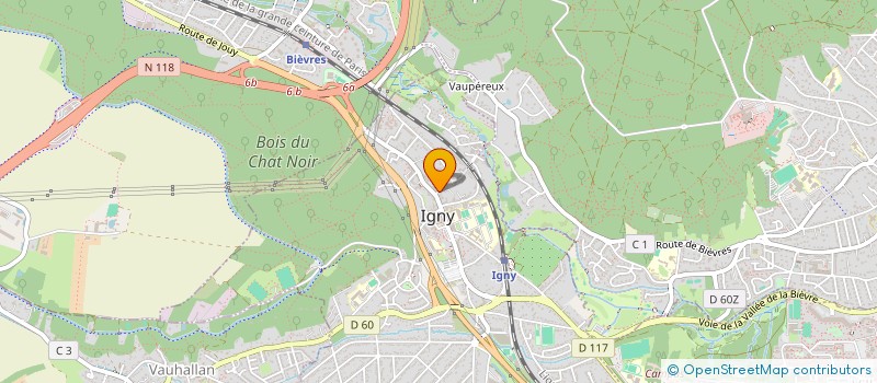 localisation de l'entreprise FALENIX  IGNY