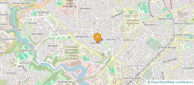 localisation de l'entreprise FALERO à BREST