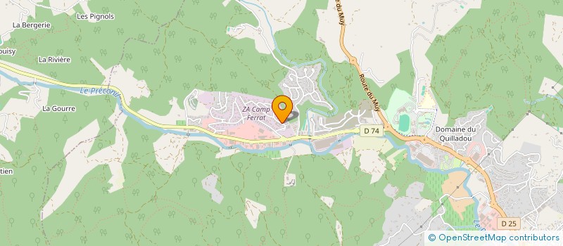 localisation de l'entreprise FALEROM à SAINTE-MAXIME