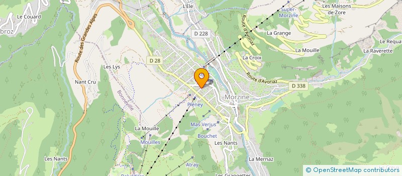 localisation de l'entreprise FALETTO ET FILS à MORZINE