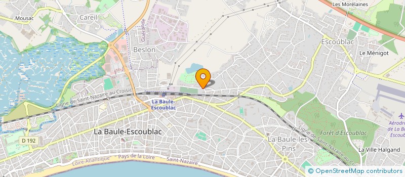 localisation de l'entreprise FALEYRAS SAS à LA BAULE-ESCOUBLAC