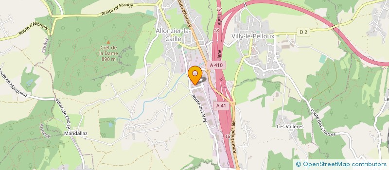 localisation de l'entreprise FALGAGEN à ALLONZIER-LA-CAILLE
