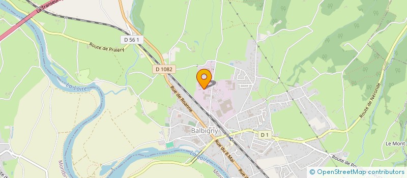 localisation de l'entreprise FALGAS  BALBIGNY