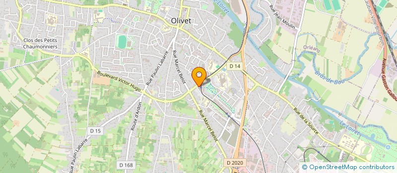 localisation de l'entreprise FALGAS AR à OLIVET
