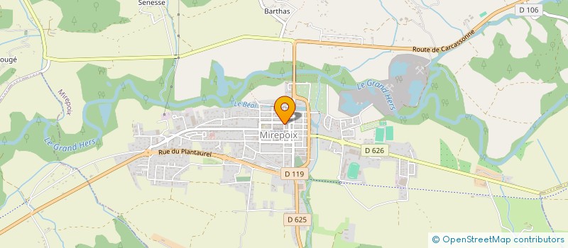 localisation de l'entreprise FALGAS INVEST JEAN à MIREPOIX