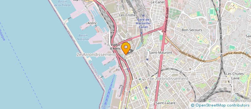 localisation de l'entreprise FALGO LOGISTIQUE  MARSEILLE