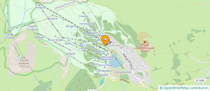 localisation de l'entreprise FALGOUX 2000 à BESSE ET SAINT ANASTAISE