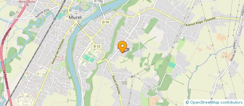 localisation de l'entreprise FALGUIERE  MURET