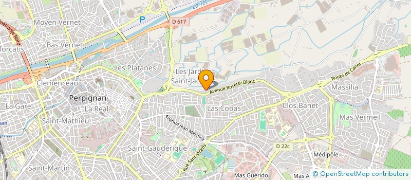 localisation de l'entreprise FALGUIERES à PERPIGNAN