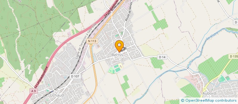 localisation de l'entreprise FALGUIERES EN CAMARGUE  BERNIS