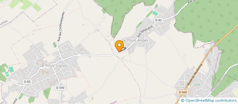 localisation de l'entreprise FALH  LE THUIT DE L'OISON