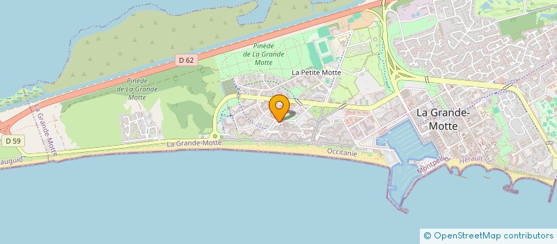 localisation de l'entreprise FALH  LA GRANDE-MOTTE