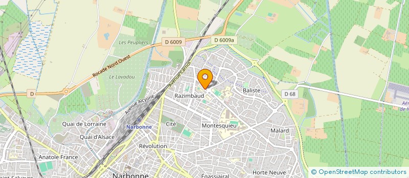 localisation de l'entreprise FALI  NARBONNE