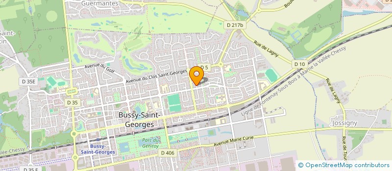 localisation de l'entreprise FALI  BUSSY-SAINT-GEORGES