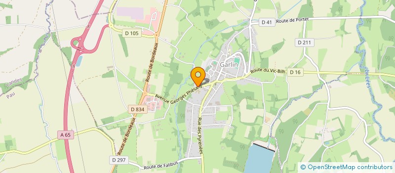 localisation de l'entreprise FALIBUS à GARLIN