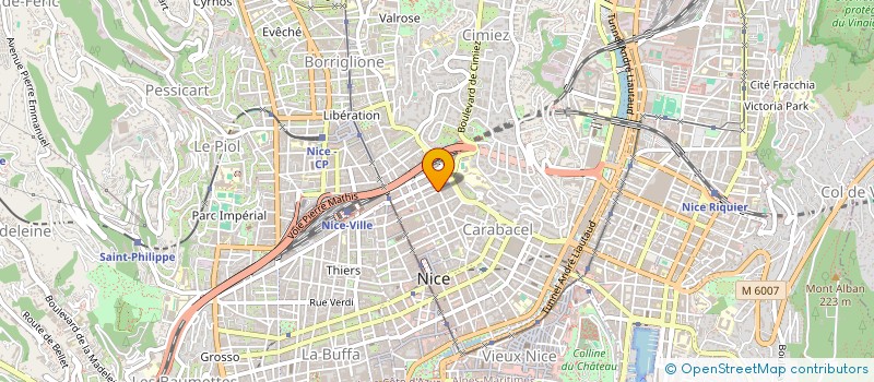 localisation de l'entreprise FALICE à NICE