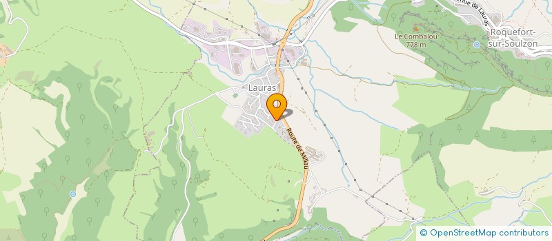 localisation de l'entreprise FALIERES TP  ROQUEFORT-SUR-SOULZON