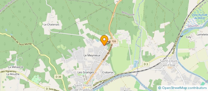 localisation de l'entreprise FALIMA  SAINT-FRONT-DE-PRADOUX