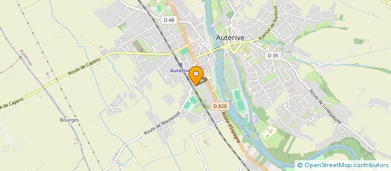 localisation de l'entreprise FALINE  AUTERIVE