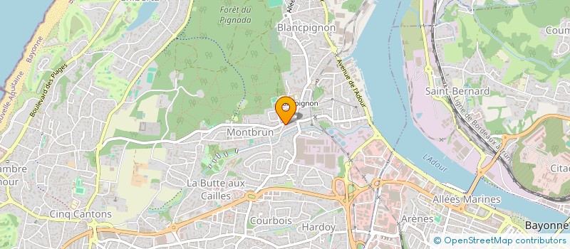 localisation de l'entreprise FALIP PAYSAGE  ANGLET