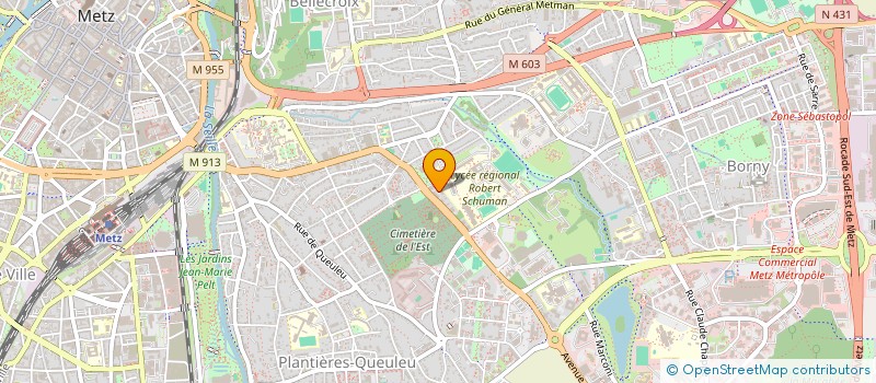 localisation de l'entreprise FALITECH-SOLUTIONS à METZ