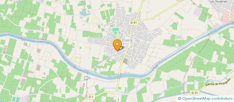 localisation de l'entreprise FALIU FRERES  CLAIRA