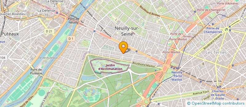localisation de l'entreprise FALIVIA  NEUILLY-SUR-SEINE