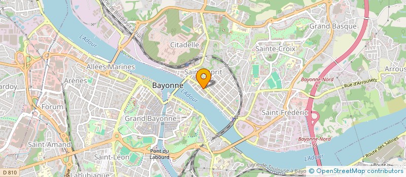 localisation de l'entreprise FALK à BAYONNE